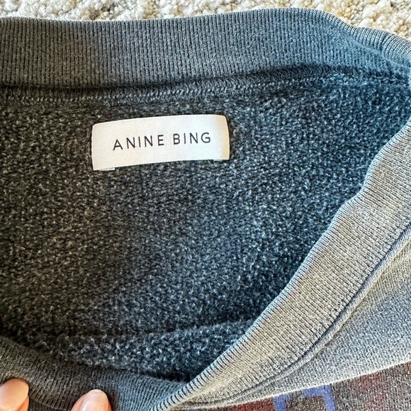 Anine Bing Tiger Sweatshirt in black - Picture 3 of 4